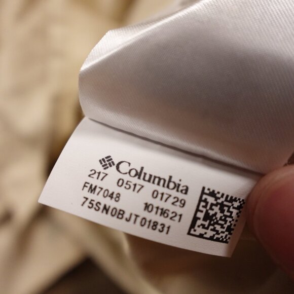 Columbia Bahama II Long Sleeve Fishing Shirt Men’s XXL Beige Omni-Shade UPF 30 - Picture 14 of 14